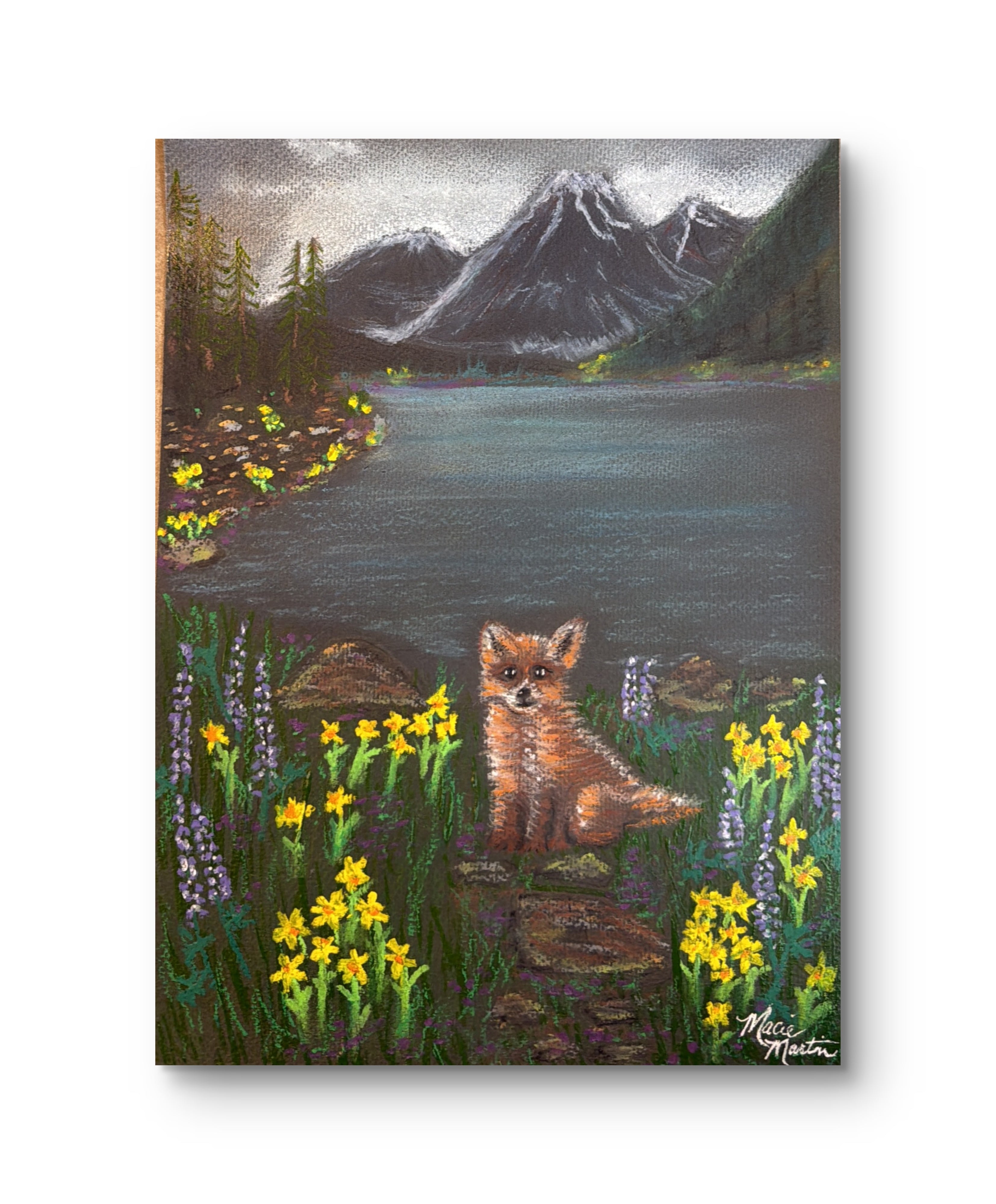 Among the lupines
