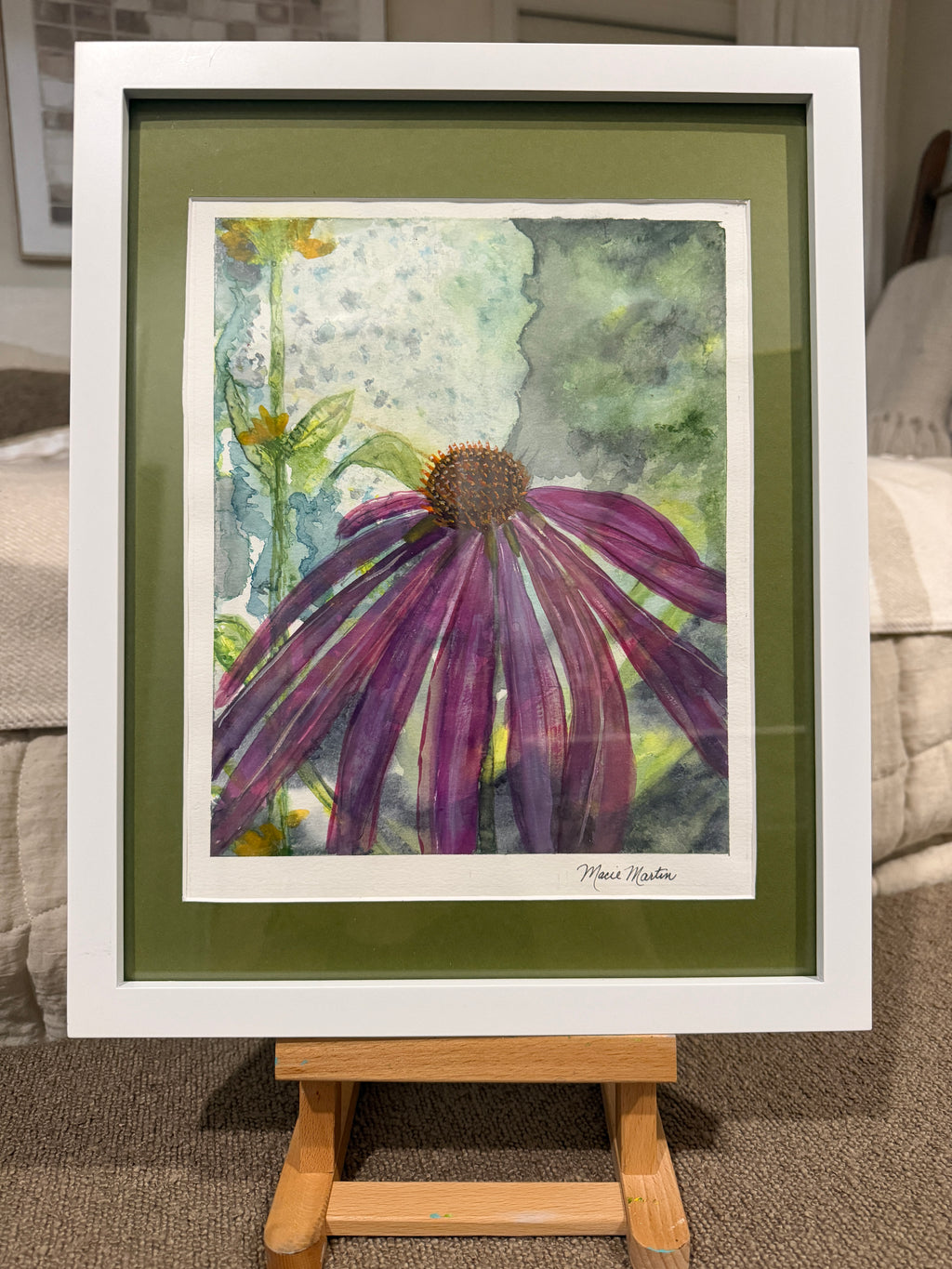 Purple Coneflower in soft light
