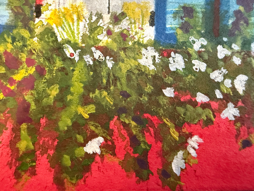 Charleston Window Box - original 5x7 watercolor