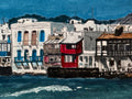 Harbor in mykonos