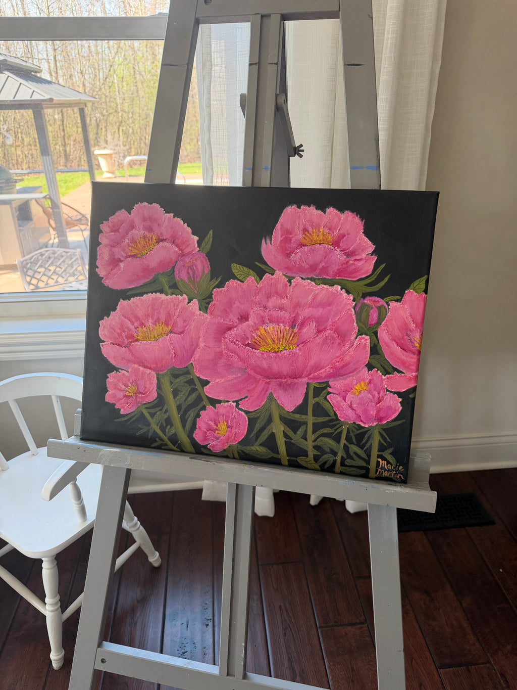 Peonies Original Oil on canvas
