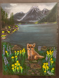 Among the lupines