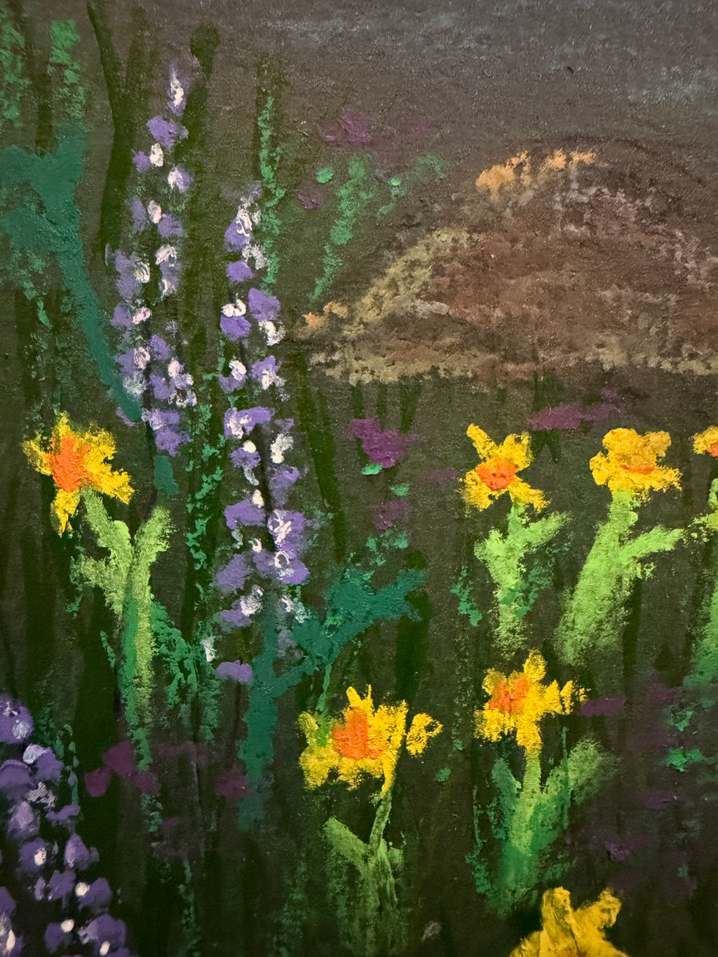 Among the lupines