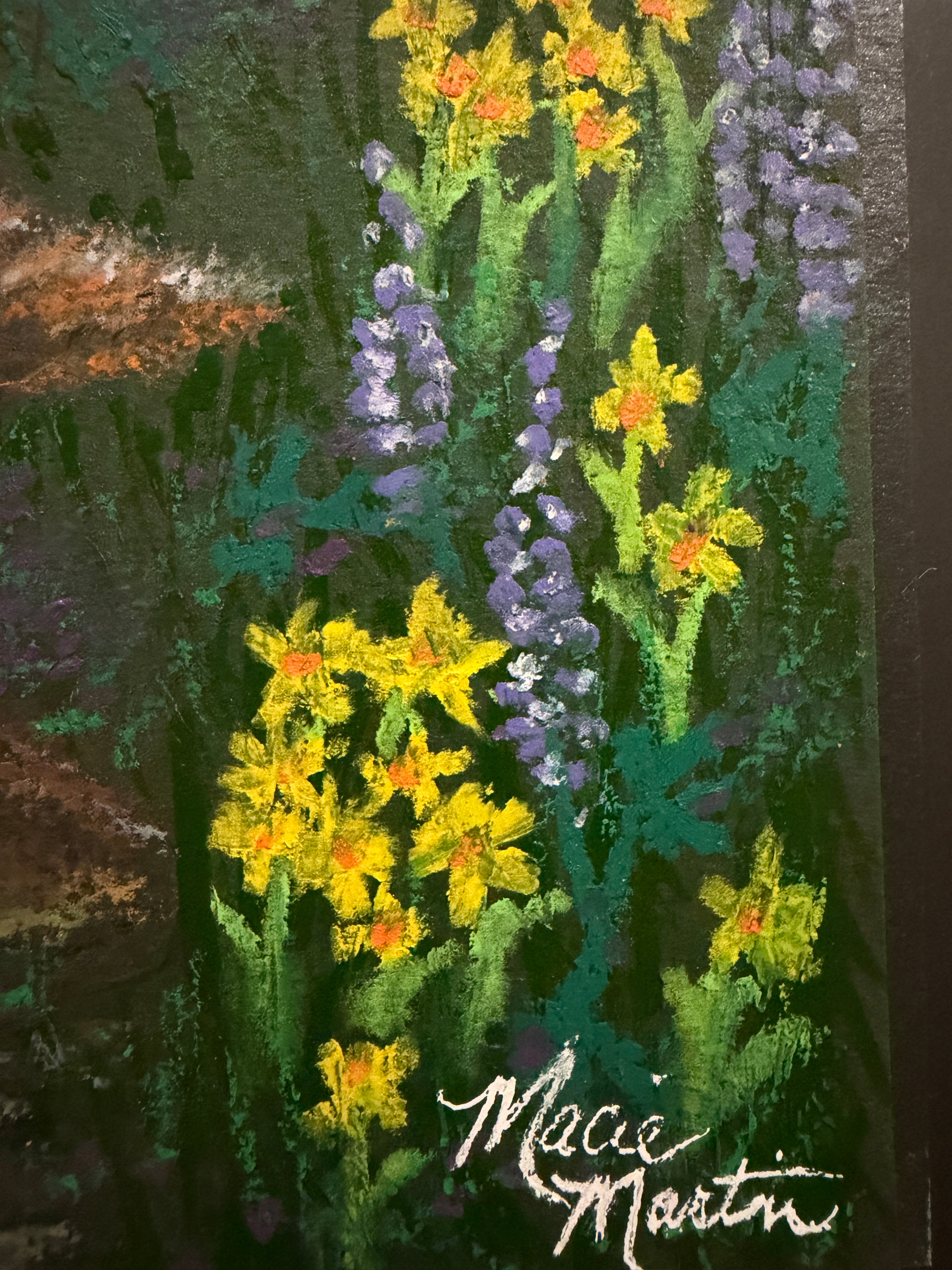 Among the lupines