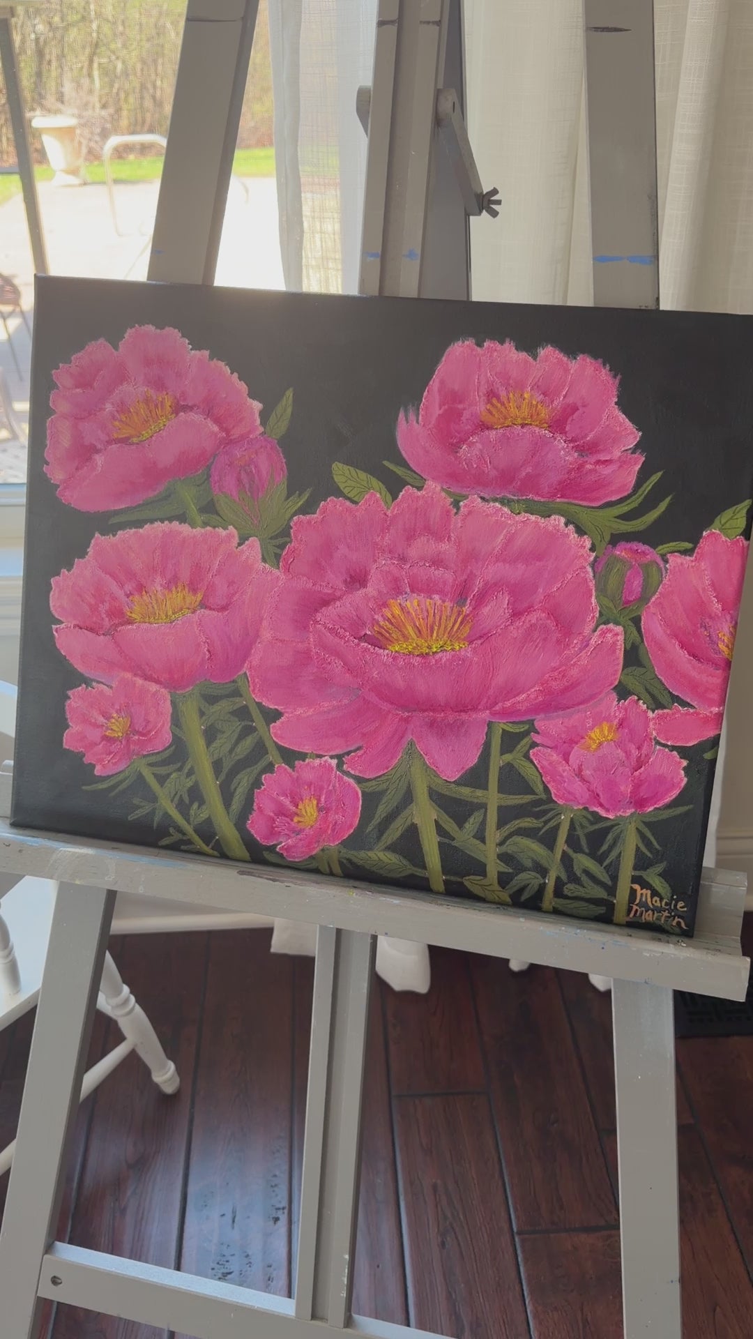 Peonies Original Oil on canvas